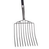 10 Tine Manure Fork Fiberglass Long Handle